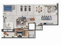 Planta 11 - 4 dorm 348m² - cobertura duplex - superior