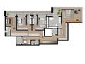 Planta 04 - 4 dorm 208m² - cobertura duplex - inferior