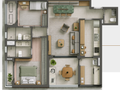 Planta 08 - 2 dorm 94m² - opção