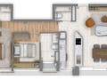 Planta 04 - 2 dorm 80m²