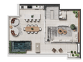 Planta 07 - 3 dorm 219m² - cobertura duplex - superior