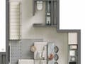 Planta 19 - 1 dorm 68m2 - duplex - inferior