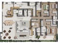 Planta 15 - 4 dorm 562m² - cobertura duplex - inferior