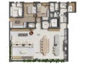 Planta 02 - 2 dorm 172m² - opção