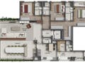 Planta 04 - 3 dorm 191m² - opção