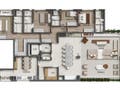 Planta 13 - 4 dorm 475m² - cobertura duplex - inferior