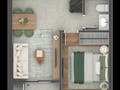 Planta Tipo 05 - 1Q - 34,92 m²