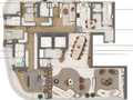 Planta 01 - 4 dorm 339m²