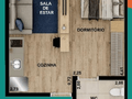 Planta 05 - 1 dorm 31,06m² - opção