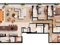 Planta 03 - 3 dorm 205m² - opção 2