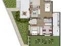 Planta 04 - 3 dorm 213m² - garden