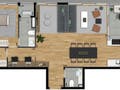 Planta 06 - 2 dorm 116 47m² - opção