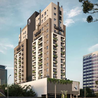 Lunetto - Residencial - Flat/Loft/Estúdio em Água Verde, Curitiba - à venda - D18