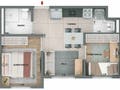 Planta 01 - 2 dorm 32,45m²