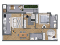 Planta 11 - 3 dorm 79 76m²