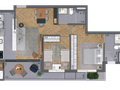 Planta 07 - 2 dorm 70m²