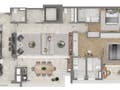 Planta 03 - 2 dorm 139m² - opção 1