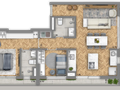 Planta 03 - 2 dorm 75 05m²