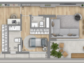 Planta 04 - 2 dorm 111 19m²