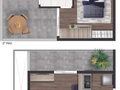Planta 03 - 1 dorm 29 35m² - cobertura duplex