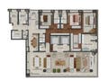 Planta 02 - 3 dorm 293m² - opção 01