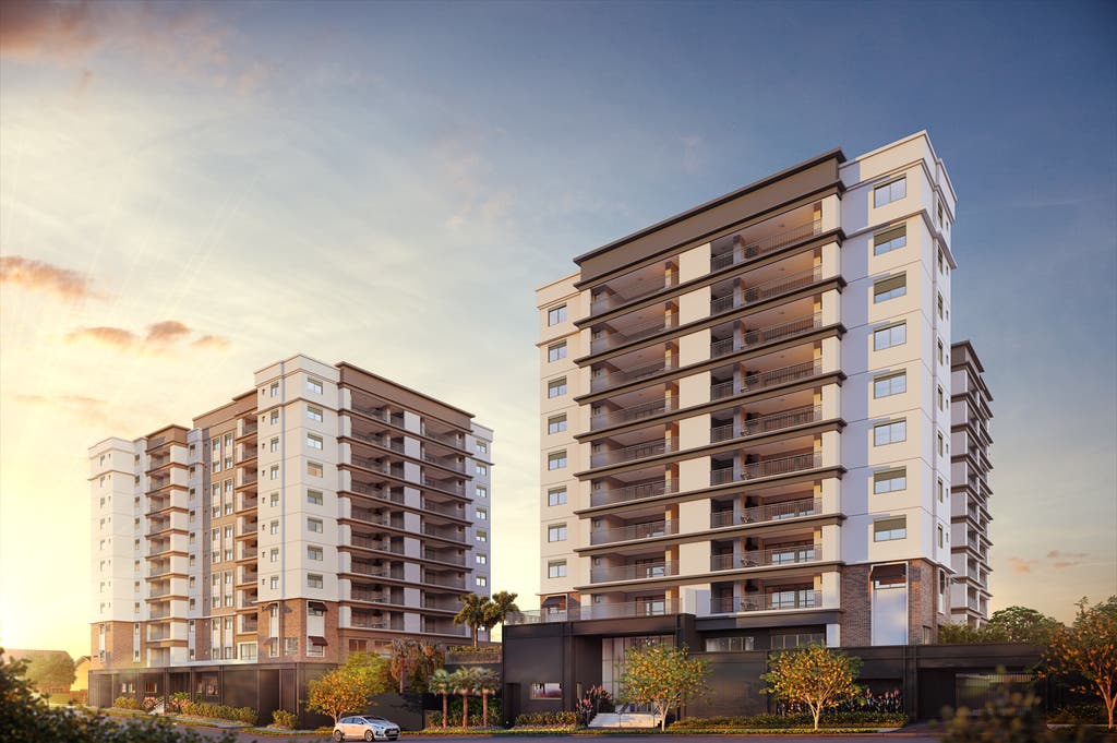 fachada de edifícios modernistas