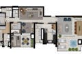 Planta 06 - 3 dorm 162m² - penthouse