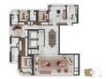 Planta 03 - 4 dorm 246,80m² - opção 2