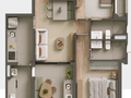 Planta 06 - 2 dorm 75m² - opção