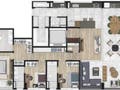 Planta 01 - 3 dorm 194m²