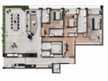 Planta 10 - 4 dorm 348m² - cobertura duplex - inferior