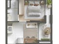 Planta 01 - 1 dorm 27,64m²