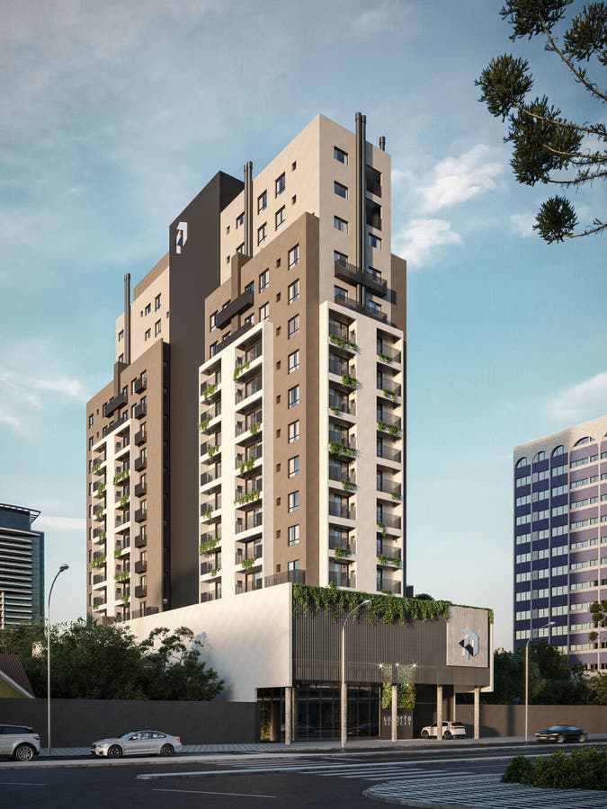 Lunetto - Residencial - Flat/Loft/Estúdio em Água Verde, Curitiba - à venda - D18