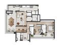 Planta 03 - 3 dorm 149m²