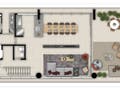 Planta - Cob. Triplex 361,47m²- Térreo
