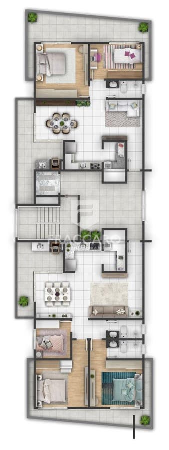 Apartamento à venda em Oficinas, Ponta Grossa — Portal Chave Fácil
