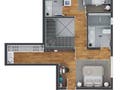 Planta 05 - 2 dorm 133m² - cobertura duplex - superior