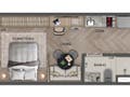 Planta 01 - 1 dorm 25m² - studio