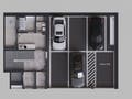 Planta 01 - 4 dorm 676,05m² - pavimento inferior
