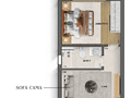 planta 47,67m²