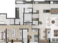 Planta 04 - 2 dorm 194m² - opção 3