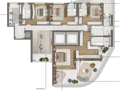 Planta 06 - 4 dorm 576,50m² - duplex - inferior