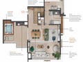 Planta 06 - 3 dorm 185m² - cobertura duplex - superior
