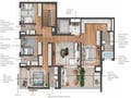 Planta 09 - 4 dorm 300m² - cobertura duplex - inferior