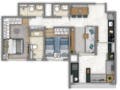 Planta baixa - Apartamento com 2 quartos à Venda, Freguesia do Ó - São Paulo - Apartamento em Freguesia do Ó, São Paulo - à venda - AlvesJr Consultoria Imobiliária
