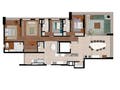 Planta 03 - 3 dorm 205m² - opção