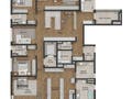 Planta 10 - 4 dorm 536m² - duplex - inferior