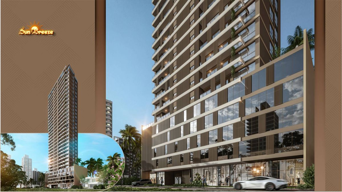 Sun breeze - apartamentos com 3 suítes com 2 vagas de garage