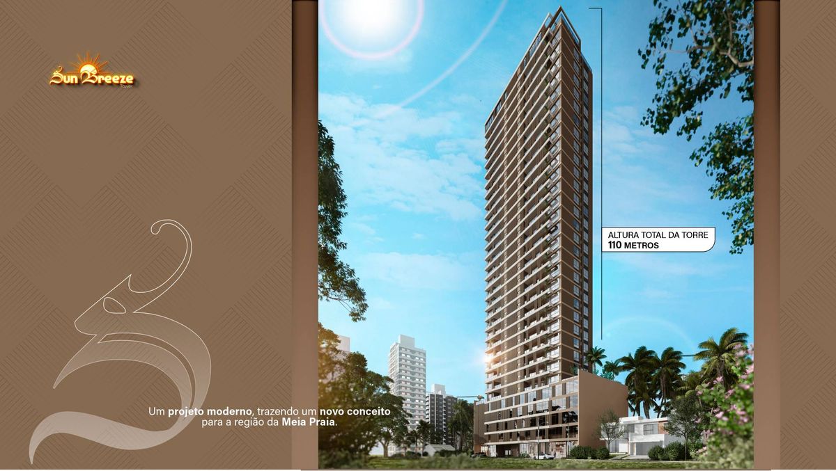 Sun breeze - apartamentos com 3 suítes com 2 vagas de garage
