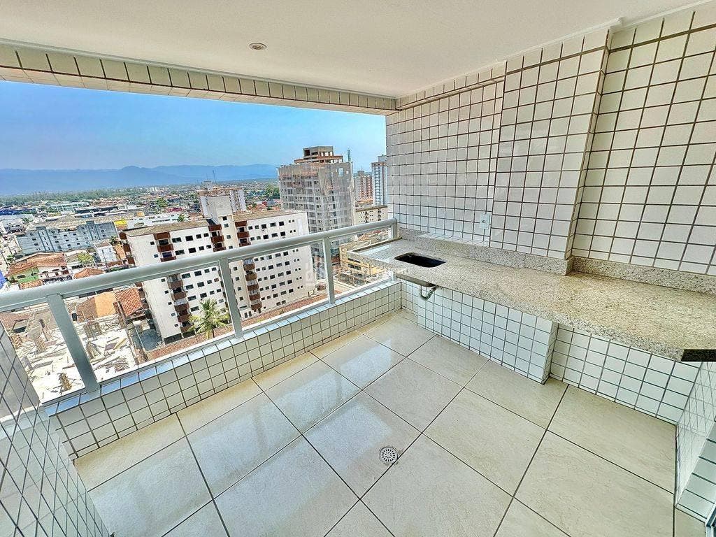 Pronto para Morar R$ 150 mil de entrada - 2 Suítes C/Varanda Gourmet, 2 vagas - Apartamento em Aviação, Praia Grande - à venda - DEBORA BUENO CONSULTORIA IMOBILIÁRIA